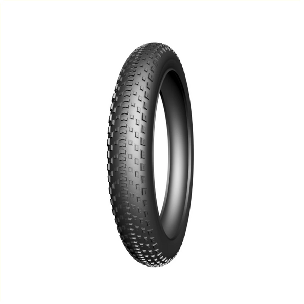 Buitenband: WOLFF Fatbike zwart, Maat: 20x4.00, ETRTO 100-406, W2116 - AE-trading