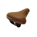Selle San Remo Citybike zadel "comfort" bruin viny. incluisief strop (werkplaatsverpakking) - AE-trading