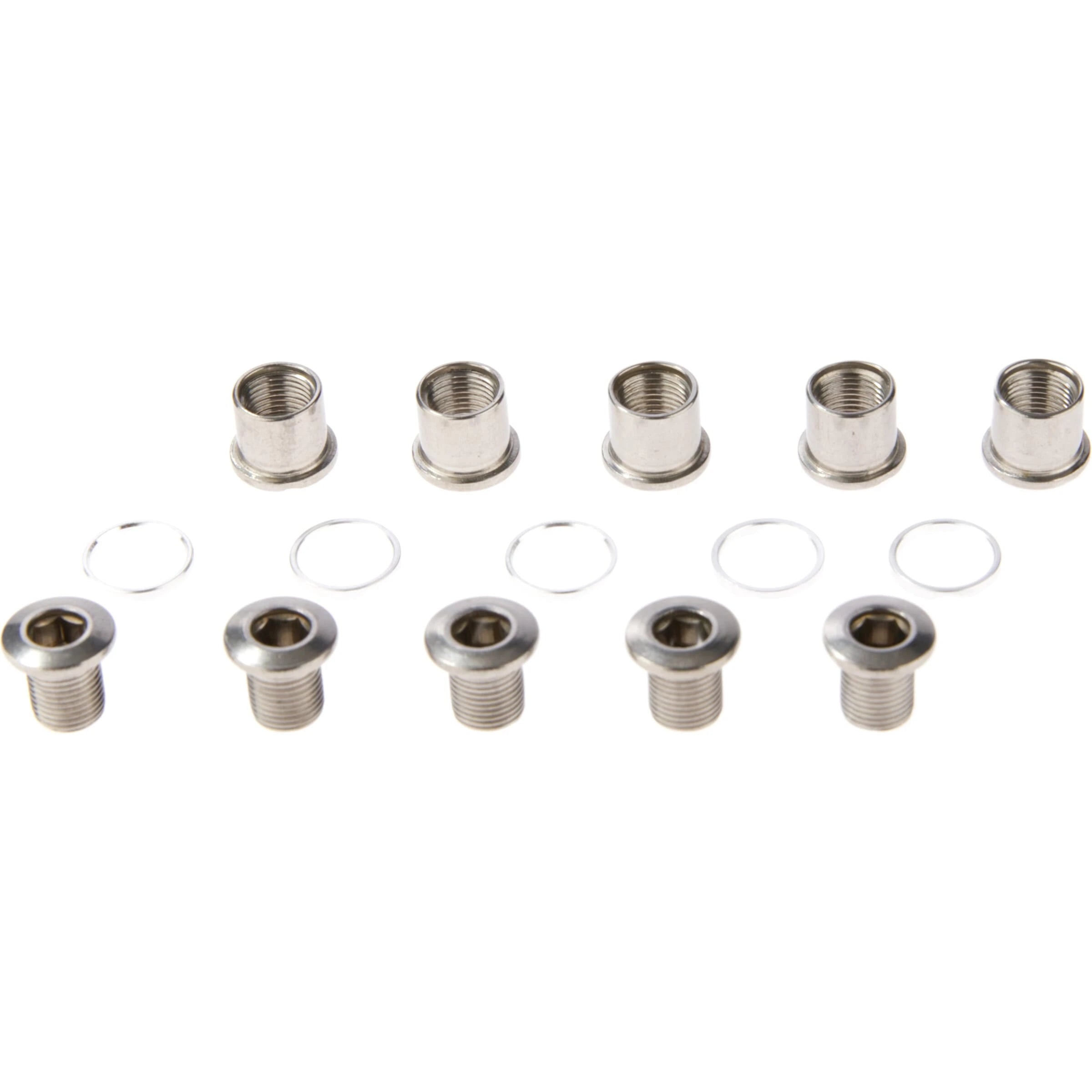 Miranda ketting bladbout + moer + ring RVS L 10mm (5) - AE-trading