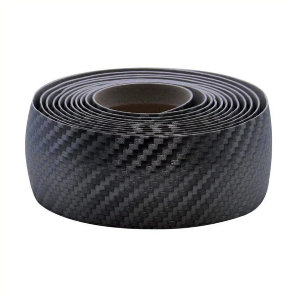 Tecora stuurlint Carbon-look ø2.5x30mm 2.00m, zwart - AE-trading