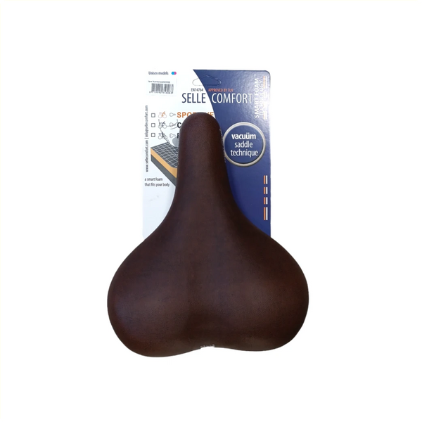 Selle Comfort Zadel Active Met Smartfoam technologie, zonder strop, bruin (hangverpakking) - AE-trading