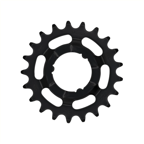 KMC tandwiel 21T Shimano, voor shimano versnellingsnaven. 1/2x3/32. gehard chromly staal, zwart - AE-trading