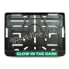 Kentekenplaathouders Belgie Bedrukt (Motor) Glow In The Dark (Minimale Afname 100 Stuks) - AE-trading