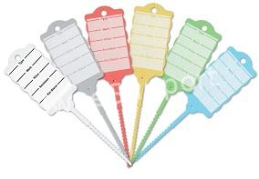 Sleutellabels Grijs 300 Stuks - AE-trading