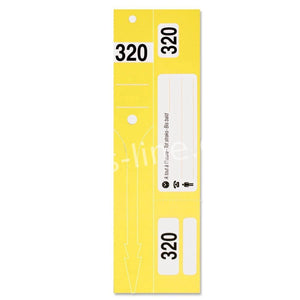 Sleutel Id Label Geel 320 Stuks - AE-trading