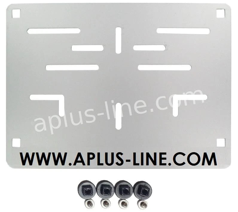 Kentekenplaathouder Motor (Be) Aluminium 16x21 Cm Bedrukt - AE-trading