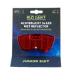 IkziLight Junior LED Achterlicht met Reflector voor Fietsdrager AE-trading