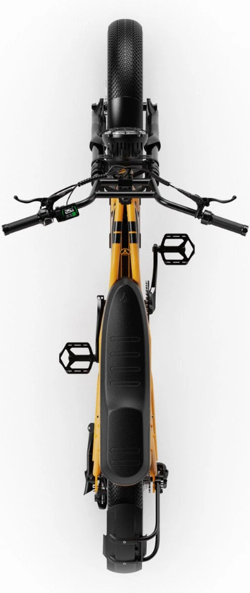 A-Spadz CAVET Air - Fatbike - 20 Inch - 250W Motor - 7 Versnellingen - 100 km Actieradius - Hydraulische Schijfremmen - Geel - AE-trading