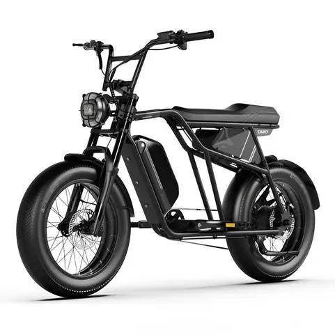 A-Spadz CAVET Air Fatbike - 20 Inch - 250W Motor - 7 Versnellingen - 100 km Actieradius - Hydraulische Schijfremmen - Zwart - AE-trading