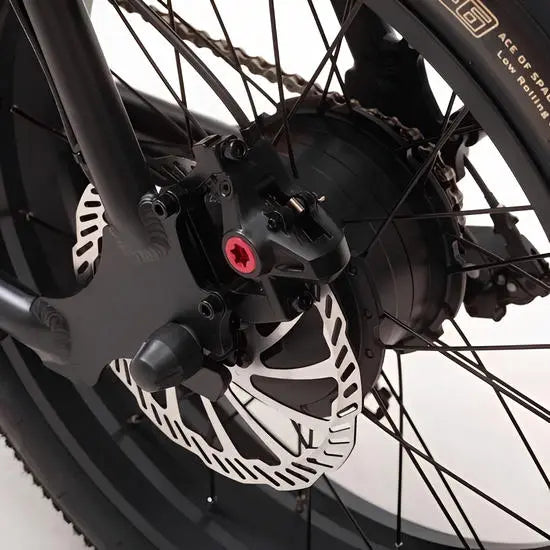 A-Spadz CAVET Air Fatbike - 20 Inch - 250W Motor - 7 Versnellingen - 100 km Actieradius - Hydraulische Schijfremmen - Zwart - AE-trading