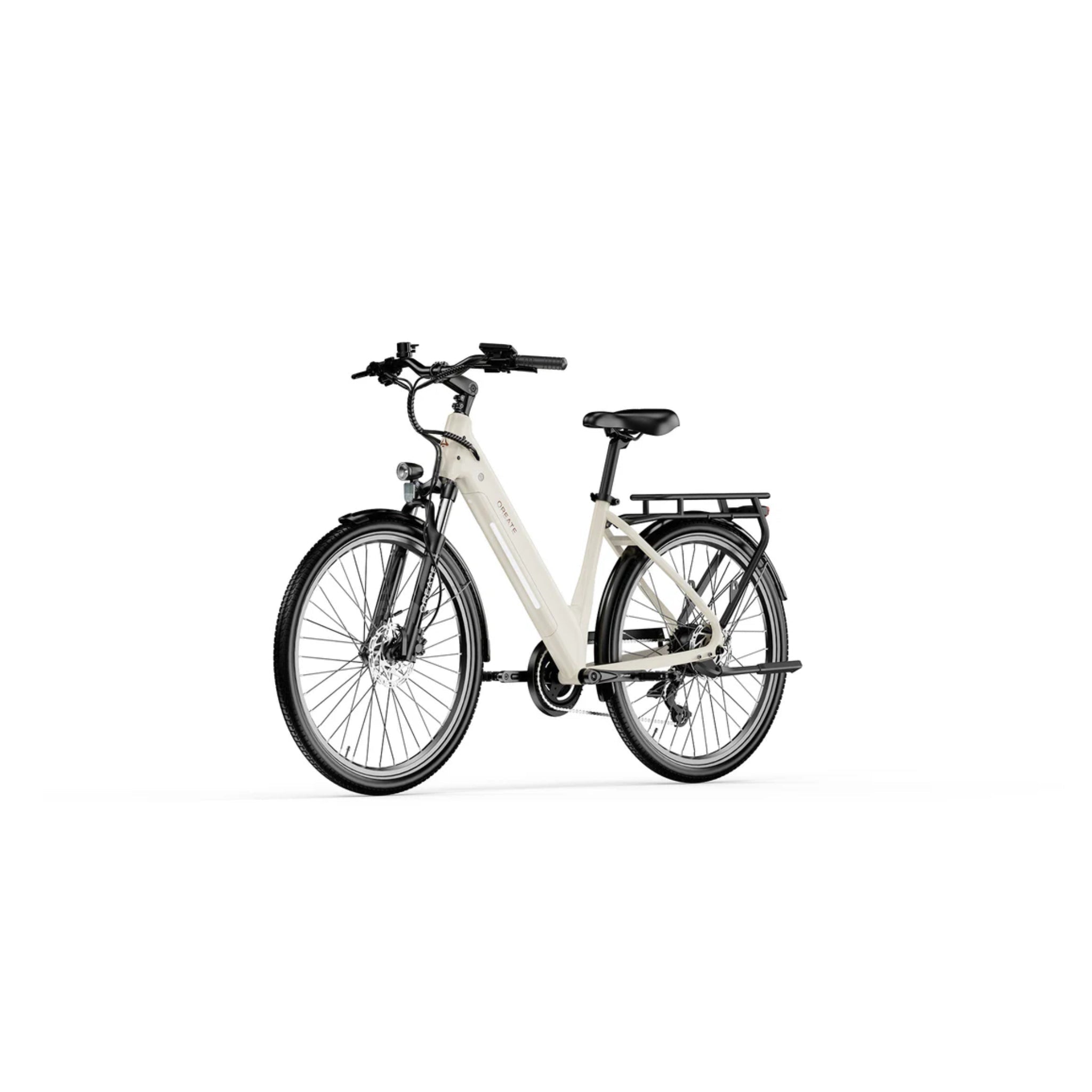 A-Spadz City Air - Elektrische Stadsfiets - Gravel Grijs - 27.5 inch - Accu 486Wh (36V, 13.5Ah) - 250W (35Nm) Ananda Motor - Shimano 7 Versnellingen - Hydraulische Remmen - AE-trading