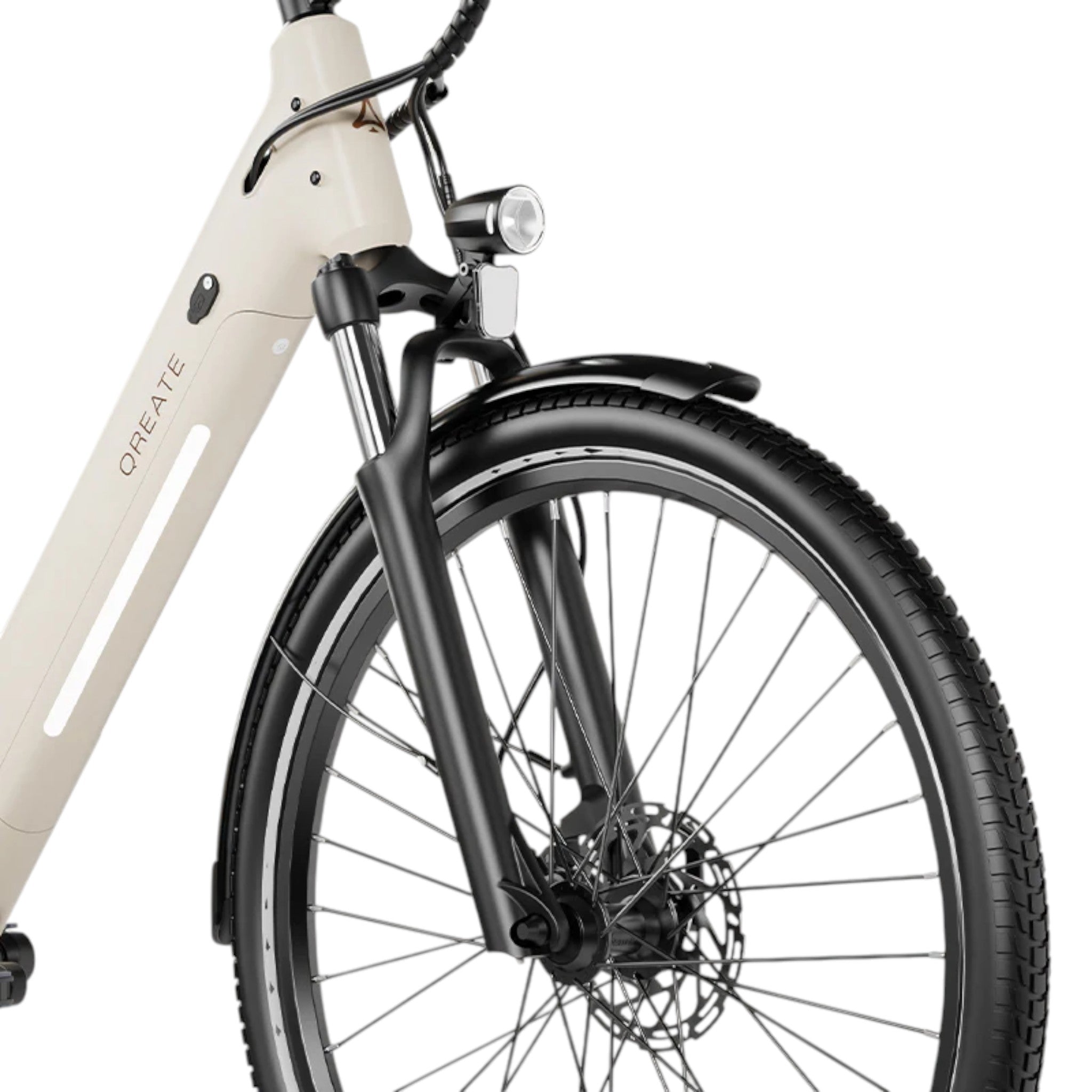 A-Spadz City Air - Elektrische Stadsfiets - Gravel Grijs - 27.5 inch - Accu 486Wh (36V, 13.5Ah) - 250W (35Nm) Ananda Motor - Shimano 7 Versnellingen - Hydraulische Remmen - AE-trading