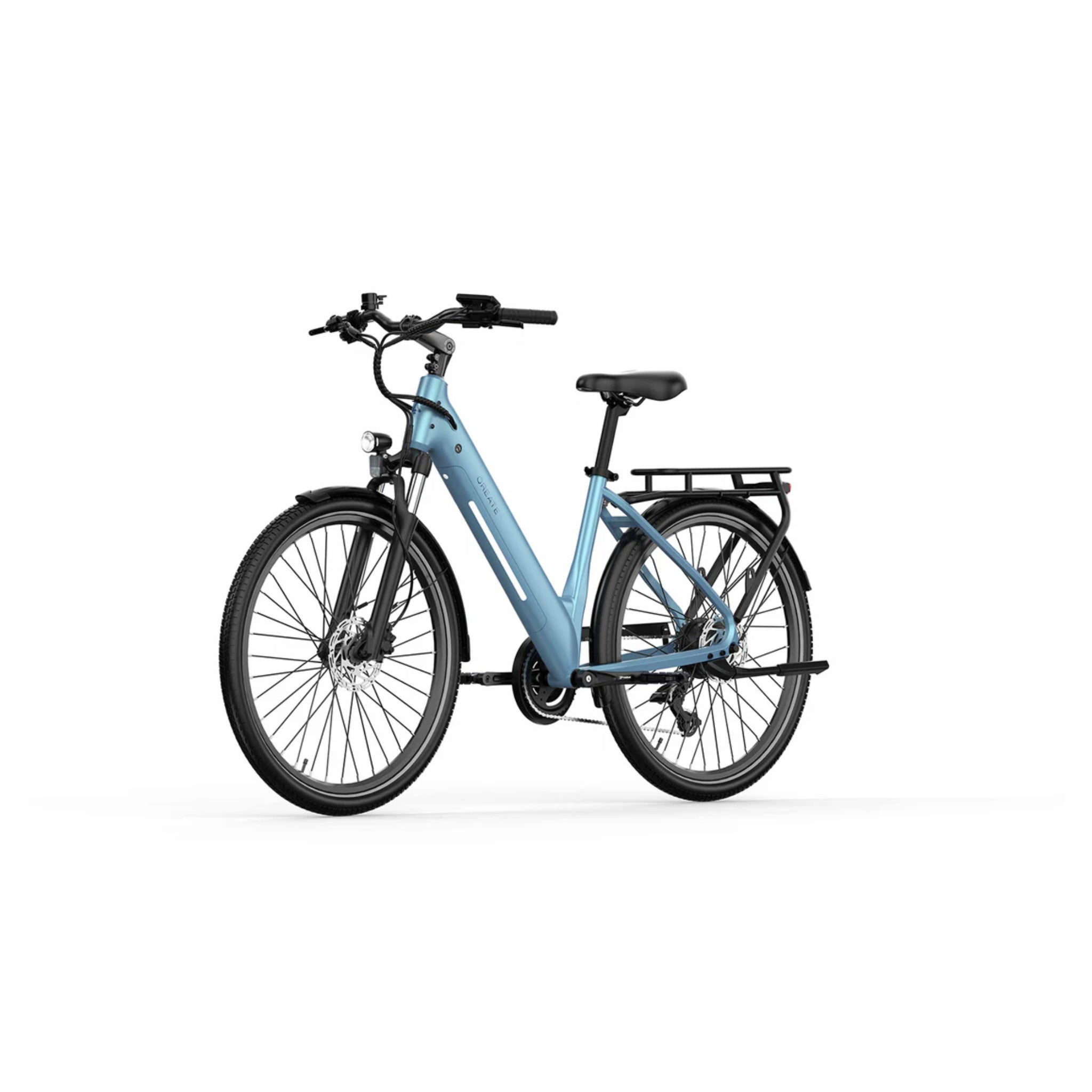 A-Spadz City Air - Elektrische Stadsfiets - Surf Blauw - 27.5 inch - Accu 486Wh (36V, 13.5Ah) - 250W (35Nm) Ananda Motor - Shimano 7 Versnellingen - Hydraulische Remmen - AE-trading