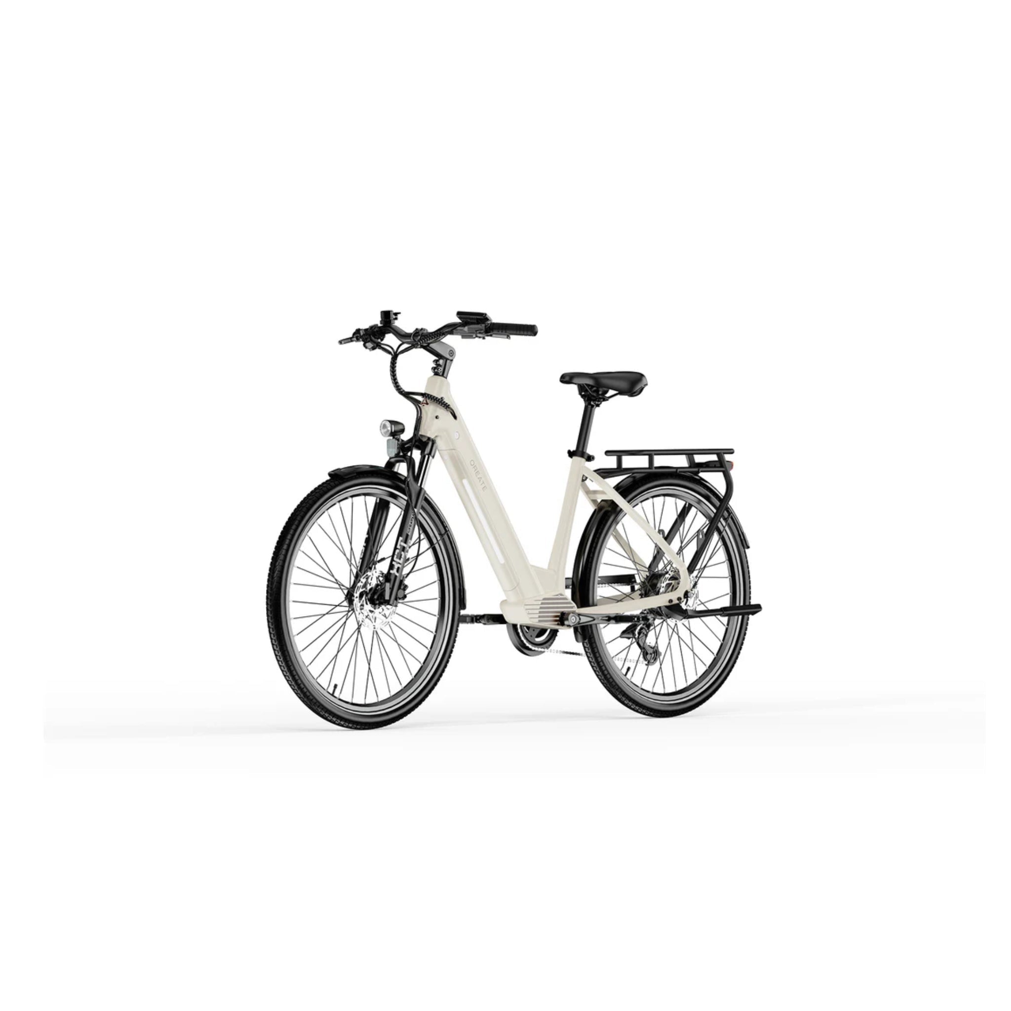 A-Spadz City Pro - Elektrische Stadsfiets - Gravel Grijs - 27.5 inch - Accu 540Wh (36V, 15Ah) - 250W (35Nm) Ananda Motor - Shimano 7 Versnellingen - Hydraulische Remmen - AE-trading