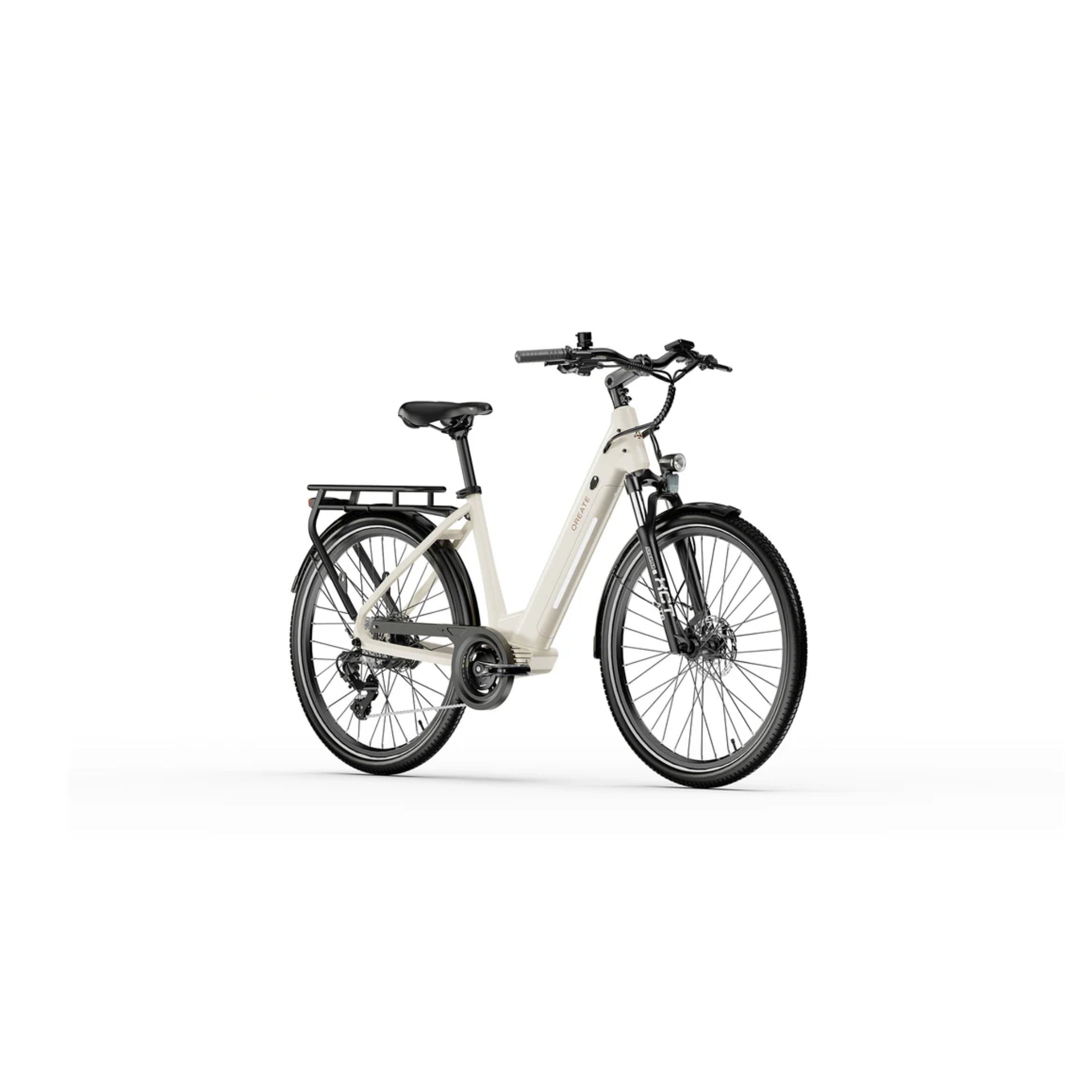 A-Spadz City Pro - Elektrische Stadsfiets - Gravel Grijs - 27.5 inch - Accu 540Wh (36V, 15Ah) - 250W (35Nm) Ananda Motor - Shimano 7 Versnellingen - Hydraulische Remmen - AE-trading