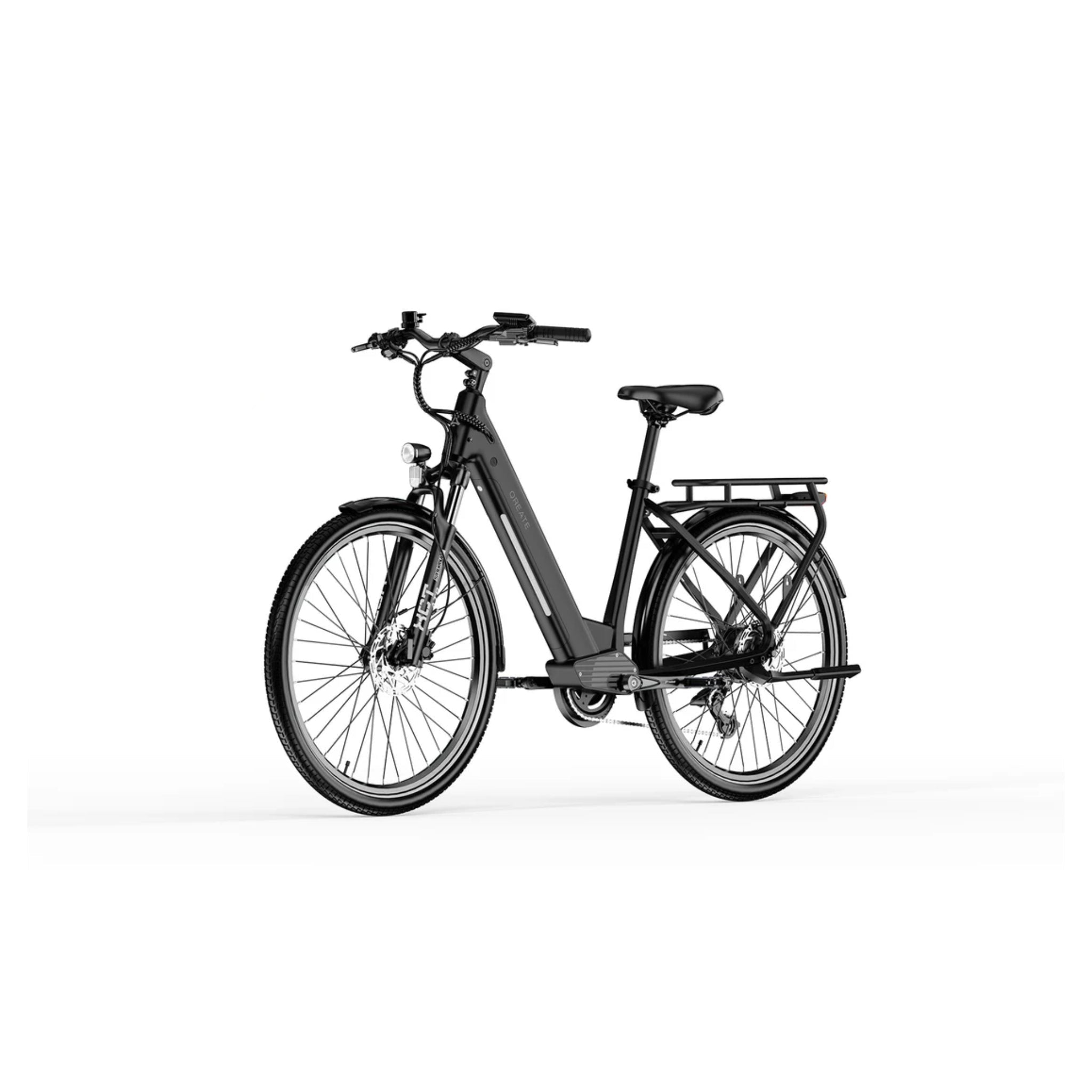 A-Spadz City Pro - Elektrische Stadsfiets - Zwart - 27.5 inch - Accu 540Wh (36V, 15Ah) - 250W (35Nm) Ananda Motor - Shimano 7 Versnellingen - Hydraulische Remmen - AE-trading