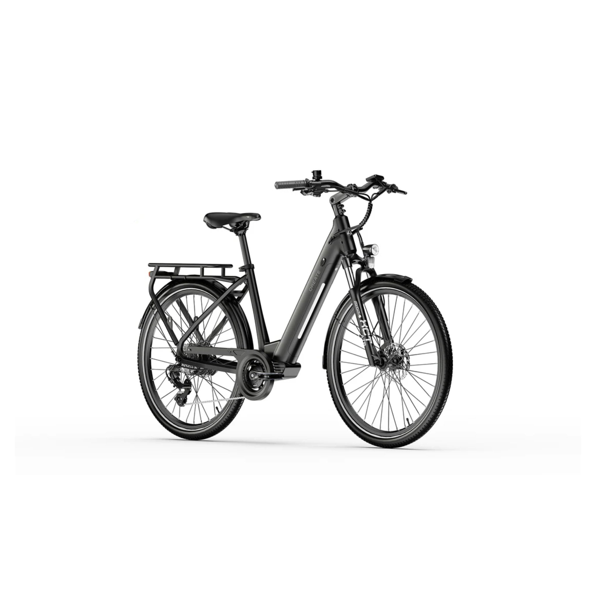 A-Spadz City Pro - Elektrische Stadsfiets - Zwart - 27.5 inch - Accu 540Wh (36V, 15Ah) - 250W (35Nm) Ananda Motor - Shimano 7 Versnellingen - Hydraulische Remmen - AE-trading