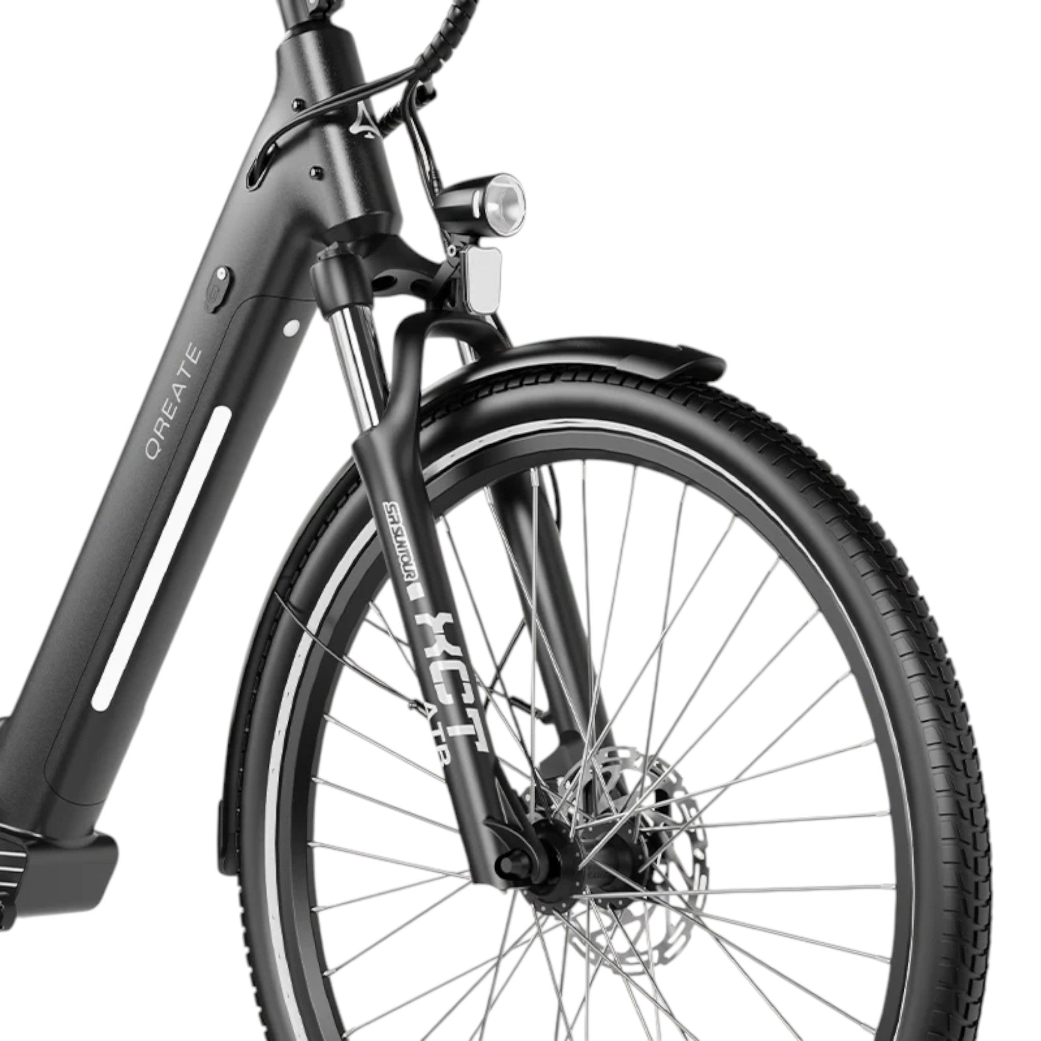 A-Spadz City Pro - Elektrische Stadsfiets - Zwart - 27.5 inch - Accu 540Wh (36V, 15Ah) - 250W (35Nm) Ananda Motor - Shimano 7 Versnellingen - Hydraulische Remmen - AE-trading
