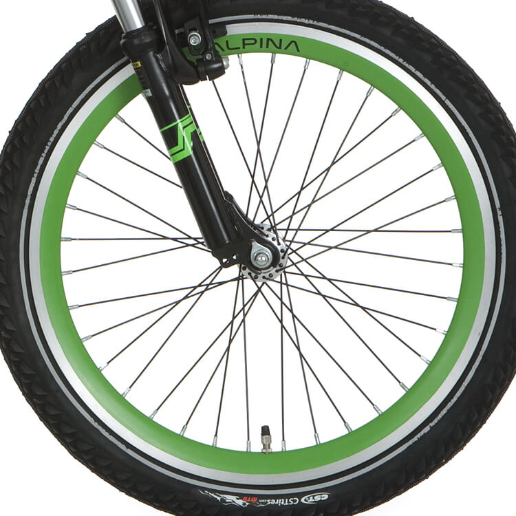 Alpina voorwiel 20 J19DB Trial groen zwarte spk - AE-trading