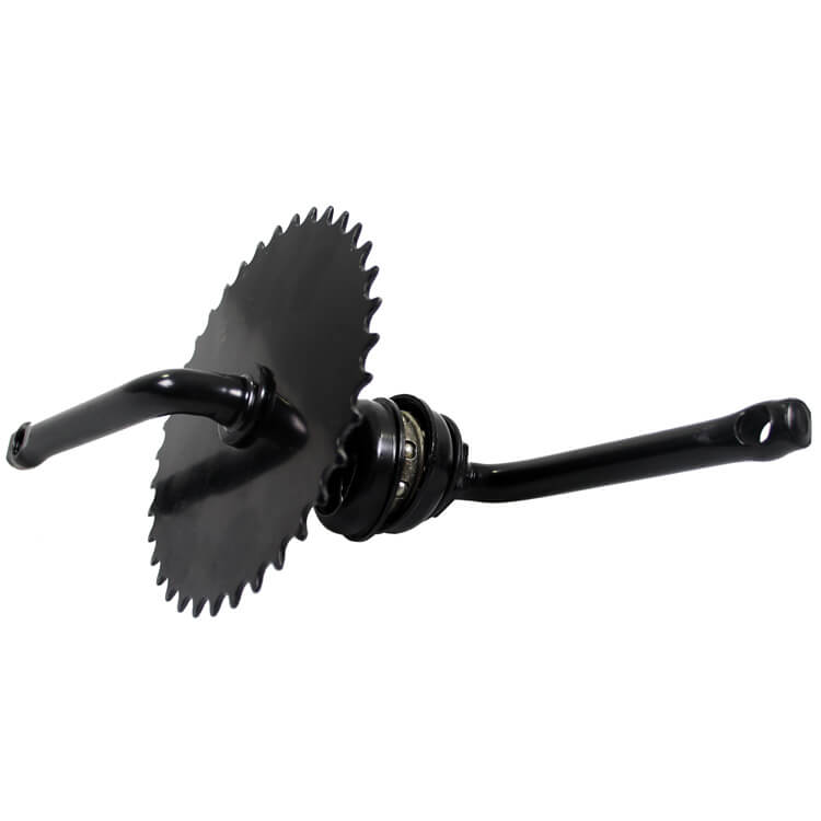 Alpina crankset one-piece 12 black - AE-trading