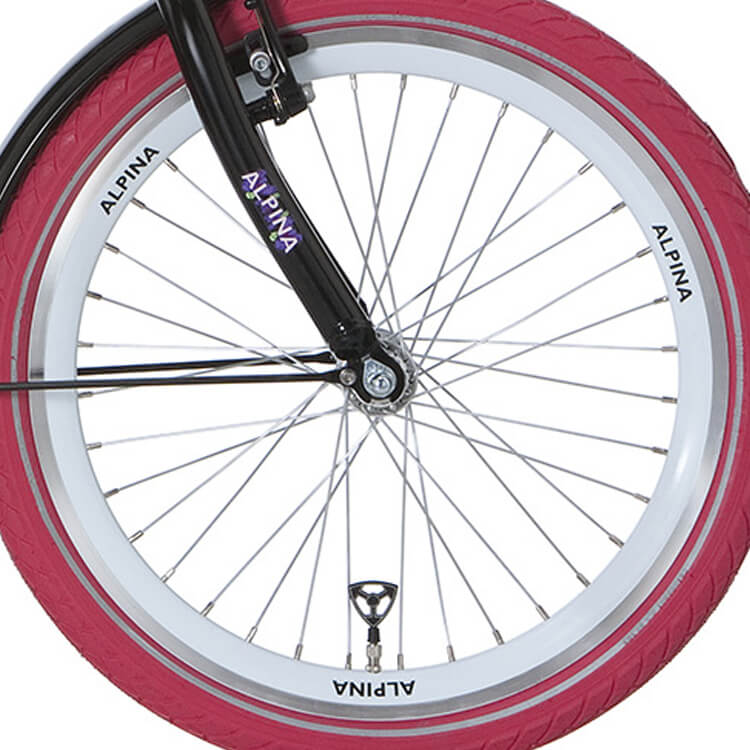 Alpina voorwiel 22 J19DB wit zink spk - AE-trading