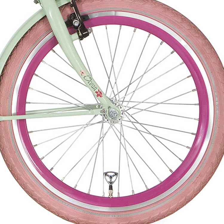 Alpina voorwiel 22 J19DB roze zink spk - AE-trading