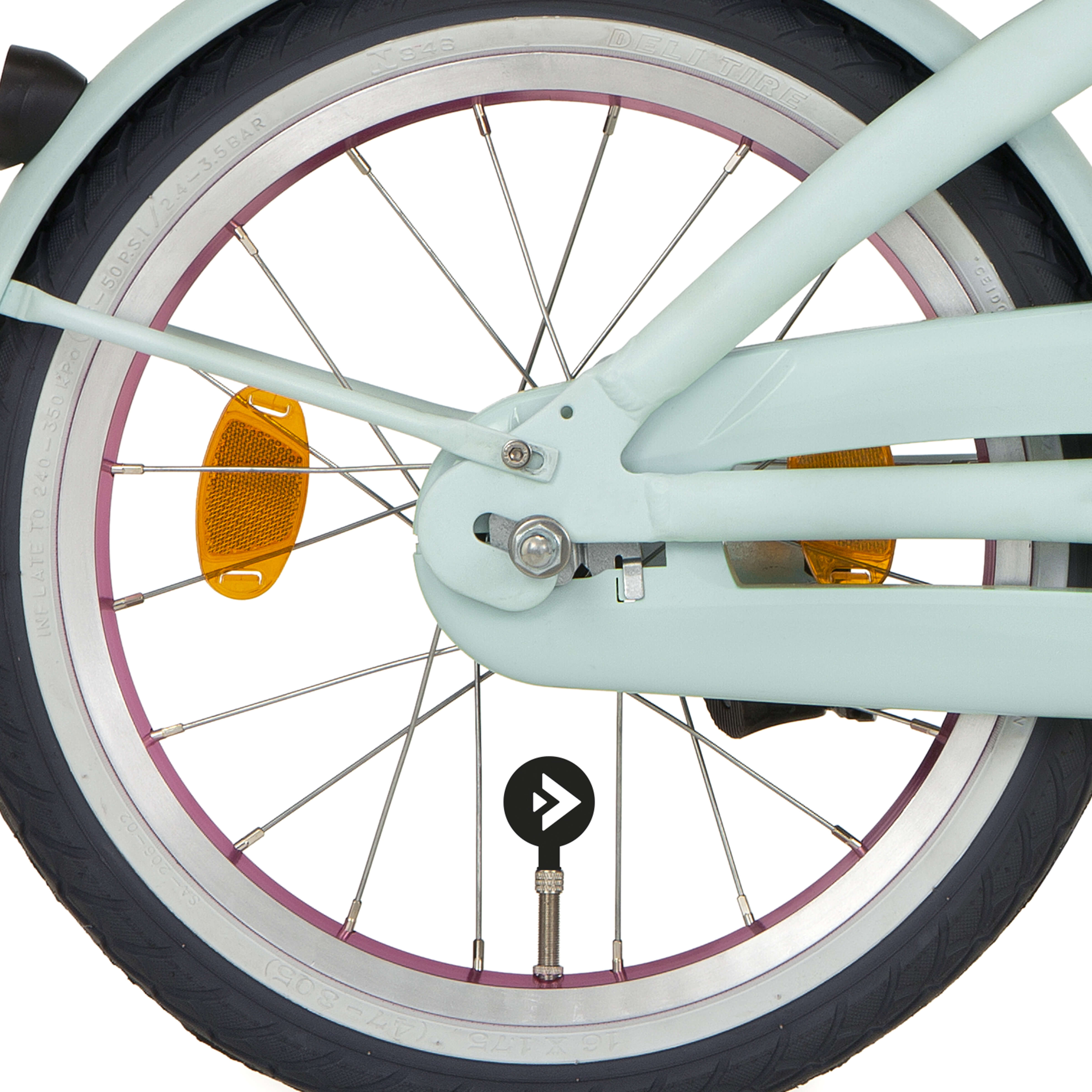 Alpina achterwiel 16 remnaaf J20 anoid pink zink spk - AE-trading