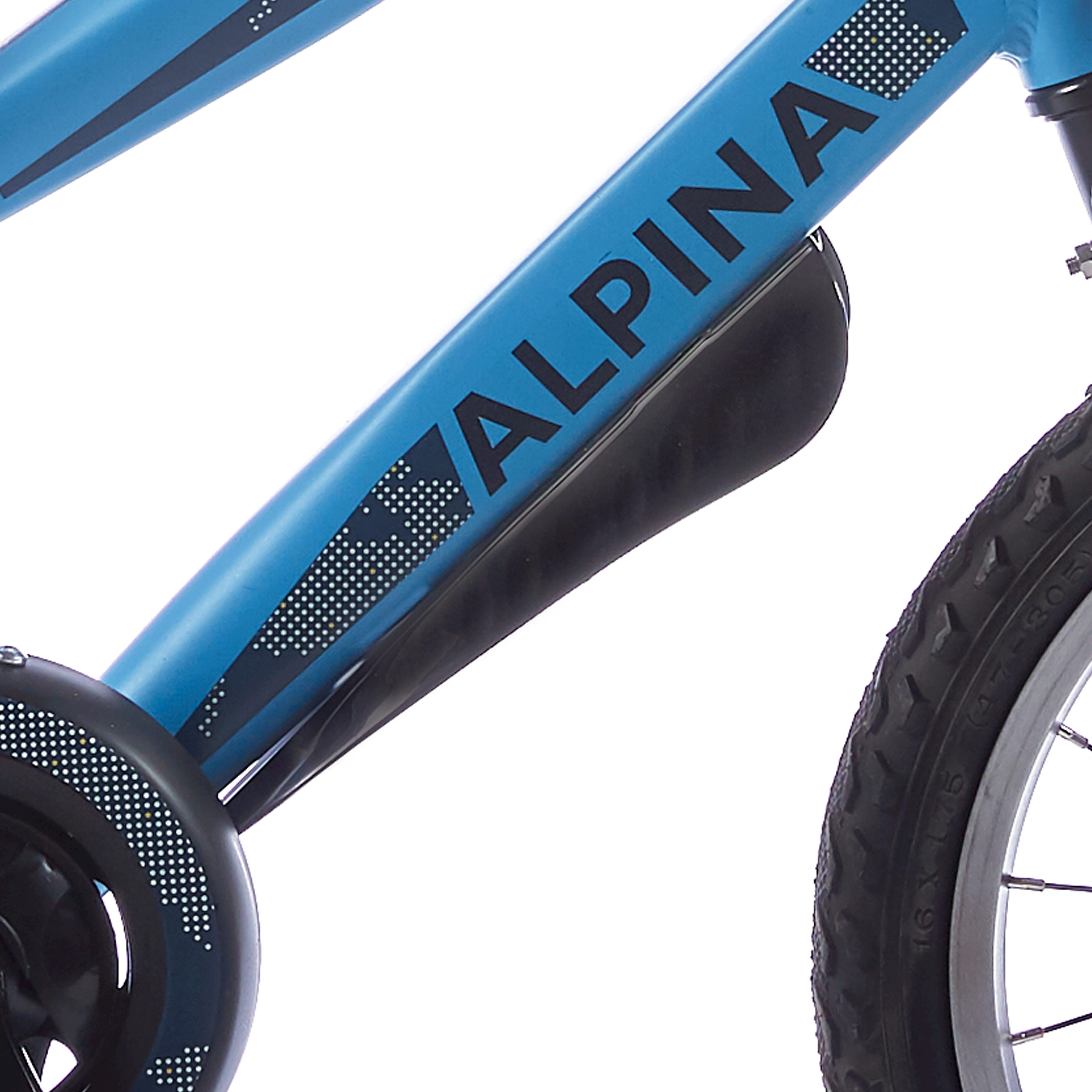Alpina spatbord set Trial 16-18 pvc black - AE-trading