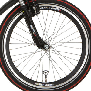 Alpina voorwiel 20 HLQC Yabber zwart zink spk - AE-trading