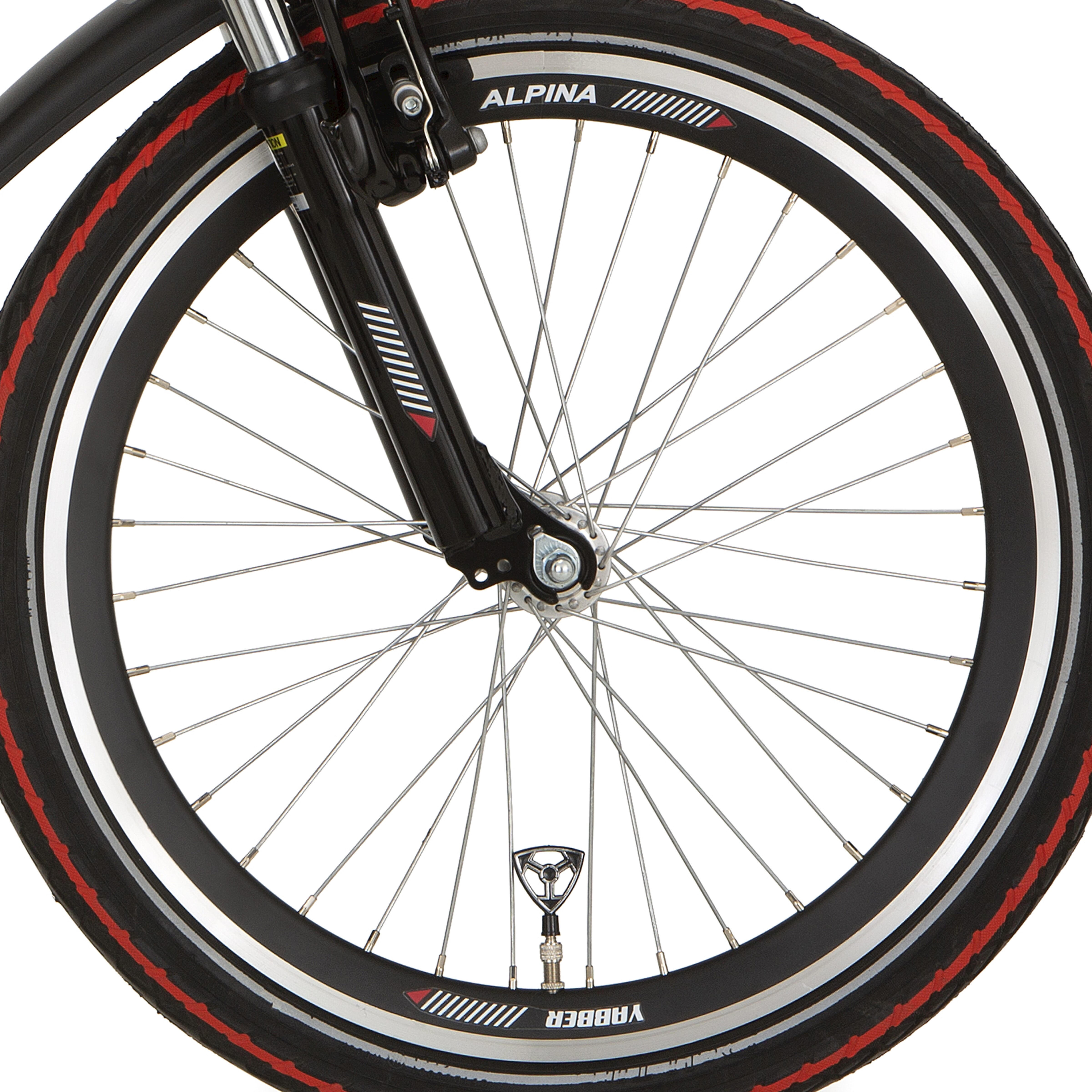 Alpina voorwiel 20 HLQC Yabber zwart zink spk - AE-trading