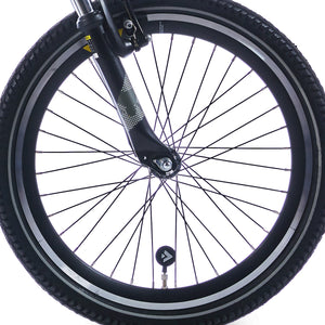 Alpina voorwiel 22 HLQC Trail zwart zw spk - AE-trading