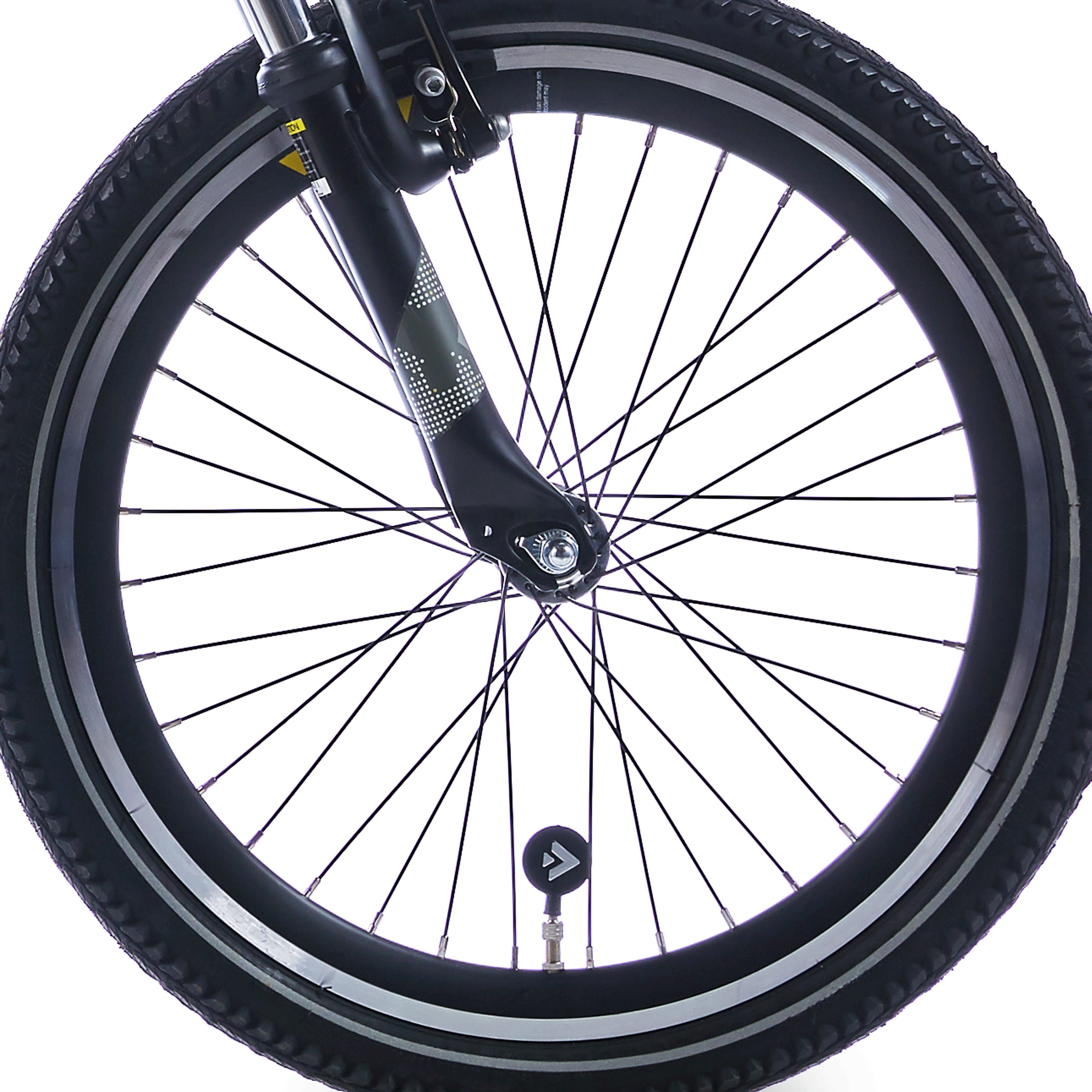 Alpina voorwiel 22 HLQC Trail zwart zw spk - AE-trading