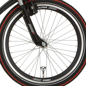 Alpina voorwiel 22 HLQC Yabber zwart zink spk - AE-trading