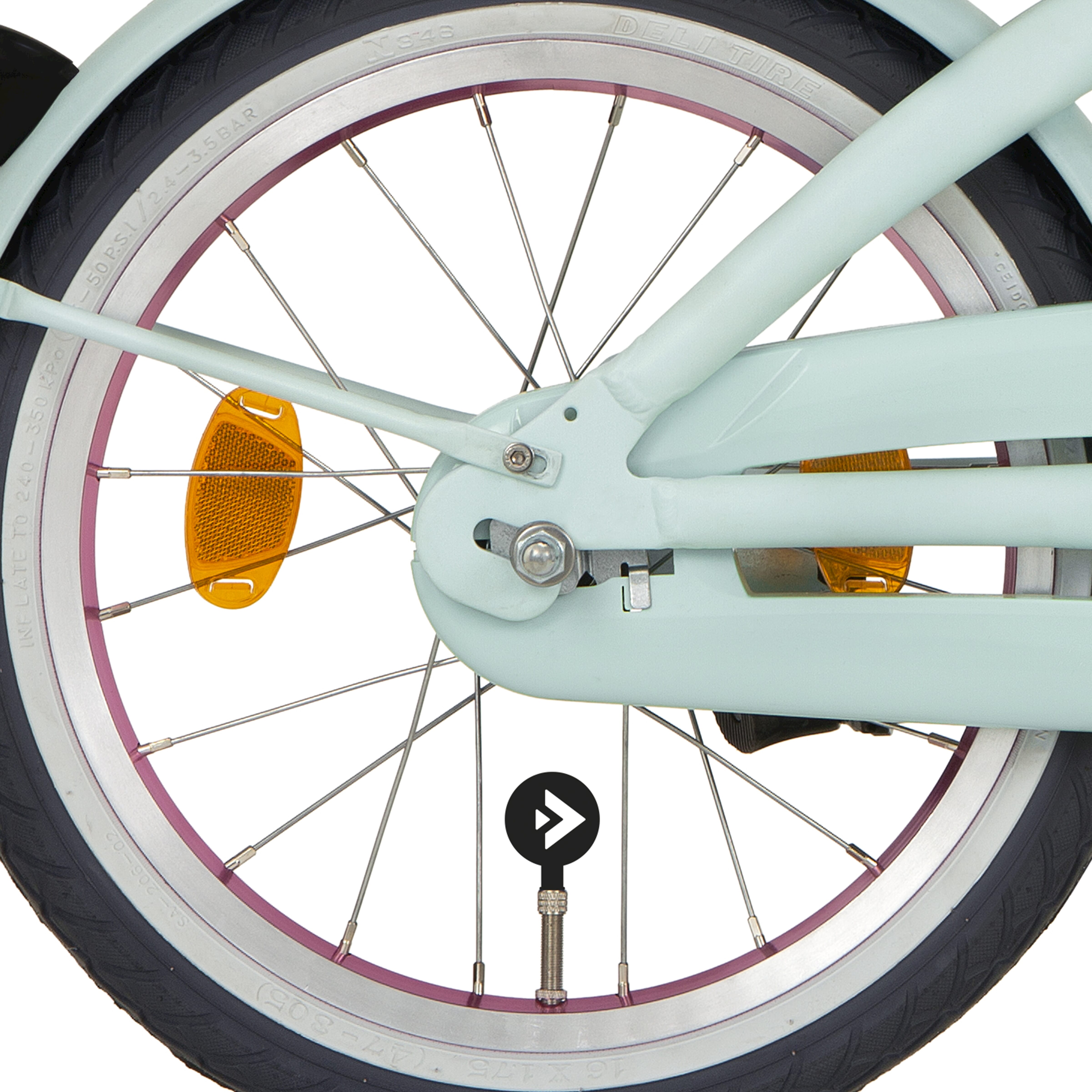 Alpina achterwiel 18 HLQ-10A-1 anoid pink zink spk - AE-trading