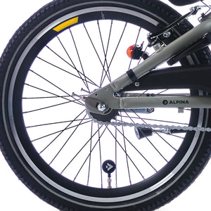 Alpina achterwiel 22 HLQC Trail zwart zw spk - AE-trading