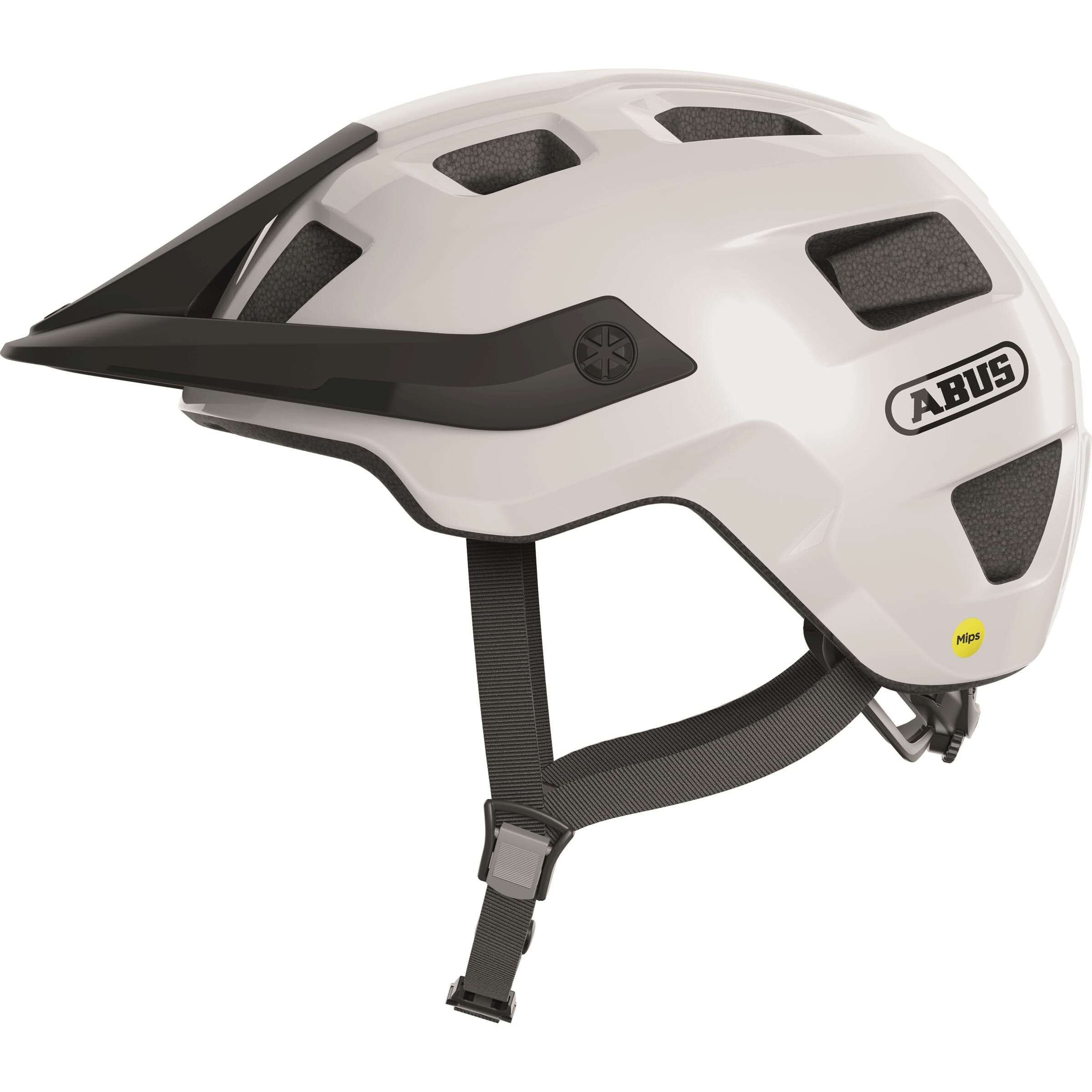 Abus helm MoTrip MIPS shiny white L 57-61cm - AE-trading