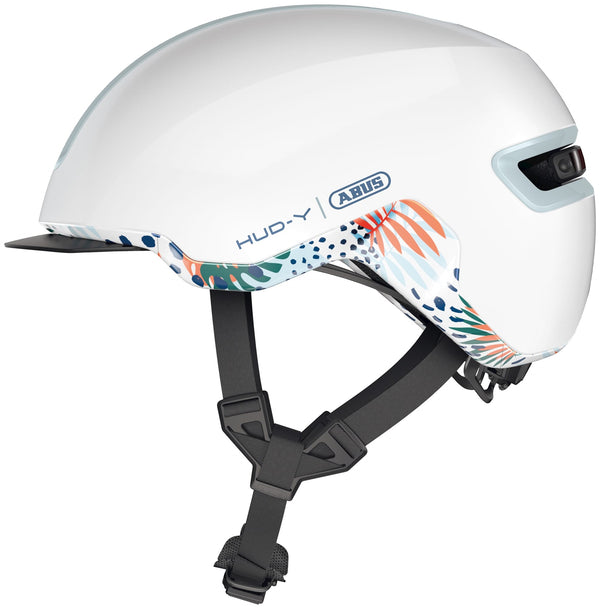 Abus helm Hud-Y flower white S 51-55 cm - AE-trading
