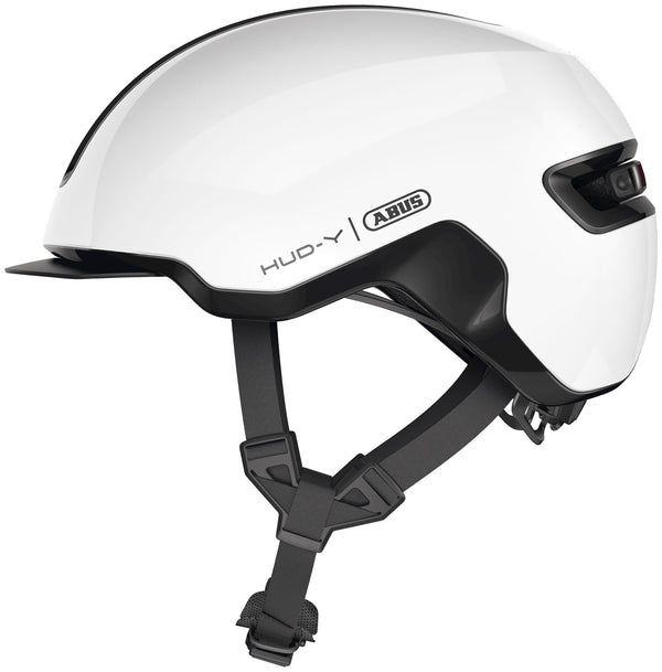 Abus helm HUD-Y shiny white L 57-61cm - AE-trading