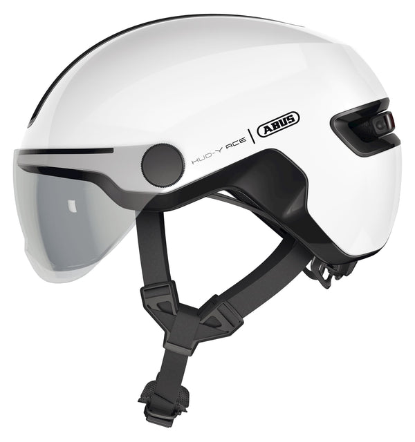 Abus helm HUD-Y ACE shiny white M 54-58cm - AE-trading