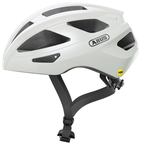 Abus helm Macator MIPS pearl white M 52-58cm - AE-trading