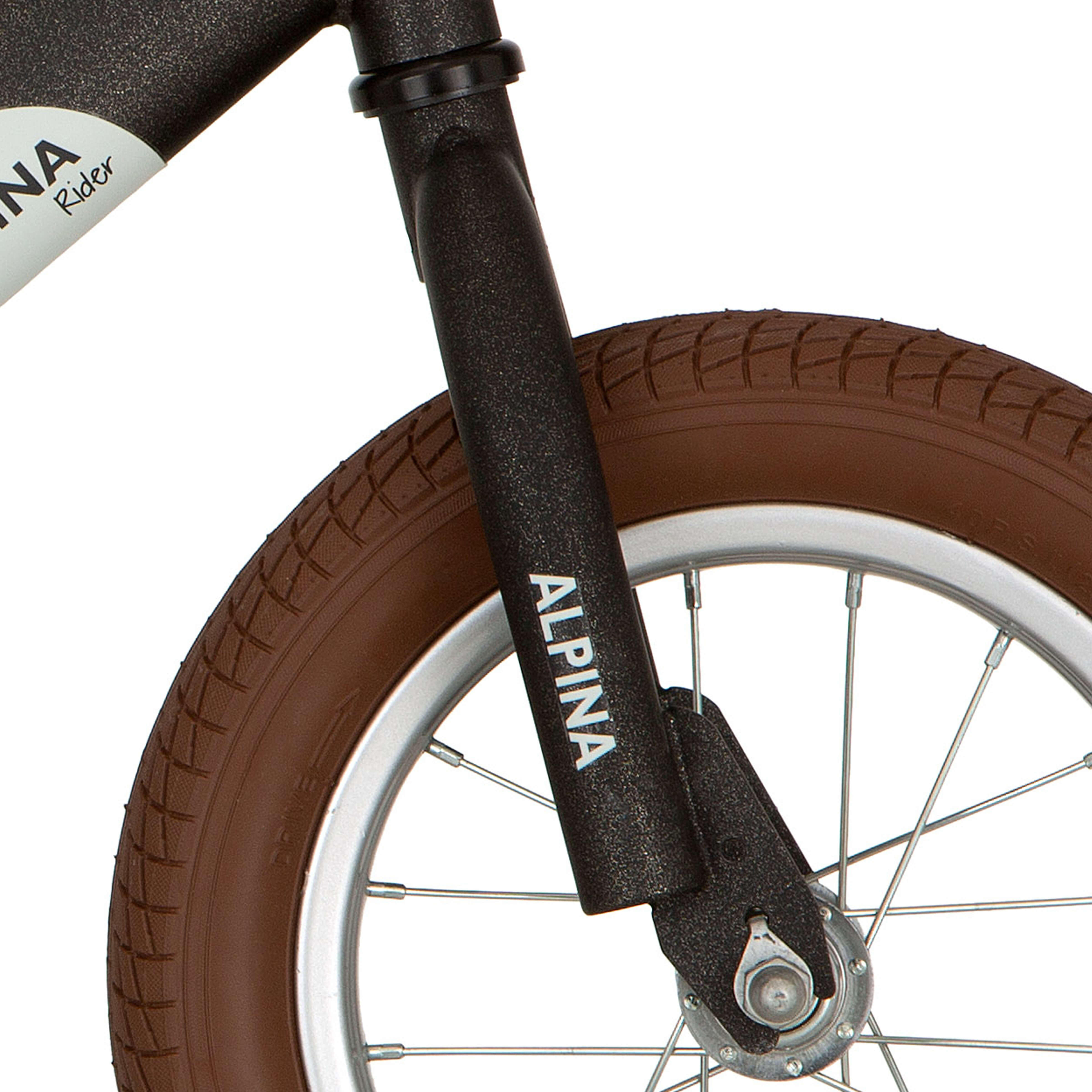 Alpina voorvork loopfiets vulcano black matt - AE-trading