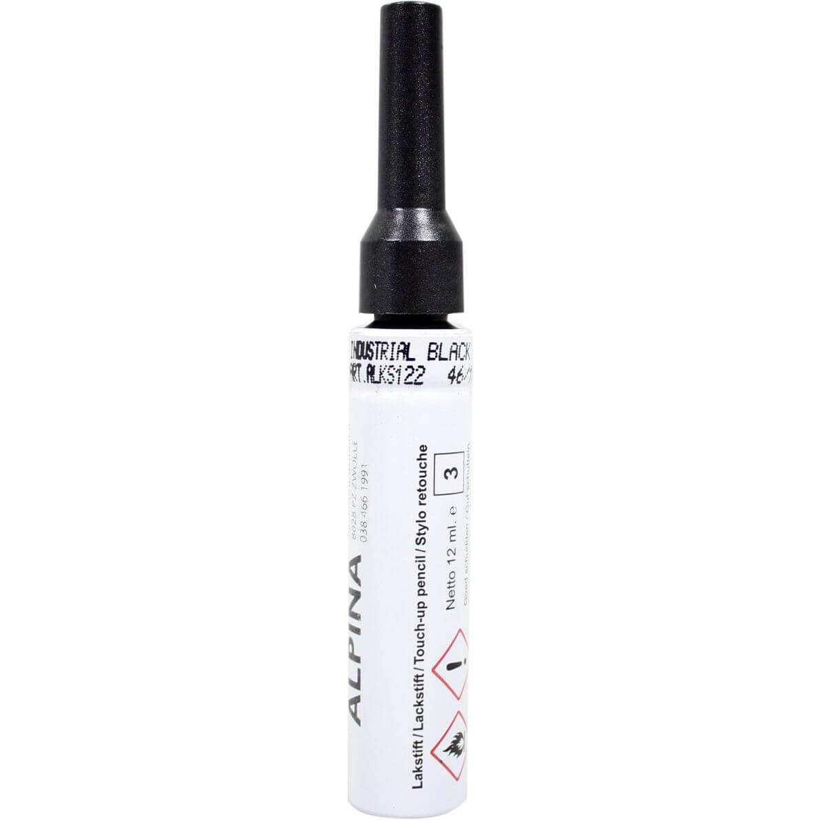 Alpina lakstift Industrial Black PMS10393 - AE-trading