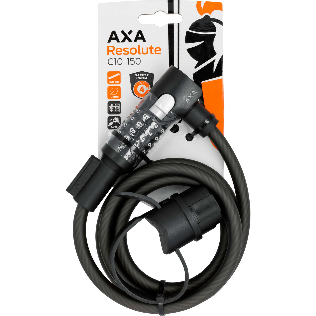 Axa kabelslot code Resolute C10/150 - AE-trading