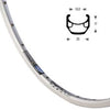 Ryde velg 28 Chrina alu 20mm 36/14 - AE-trading