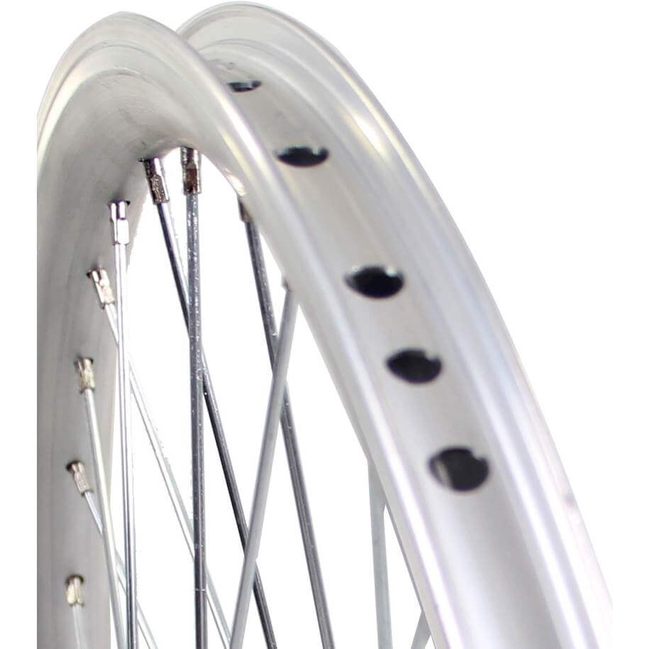 Roland achterwiel 24 x 1.75 remnaaf Alu V-profil zilver - AE-trading