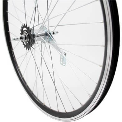 Roland achterwiel 26 x 1.75 remnaaf Alu V-profil zwart - AE-trading