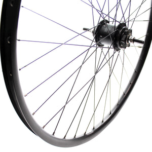 Roland achterwiel 28 SA A2K 2-speed Rival26 zwart RVS spk - AE-trading