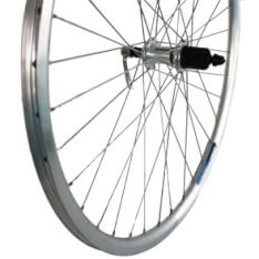 Roland achterwiel 28 uitval cass 8v Alu V-profil zilver - AE-trading