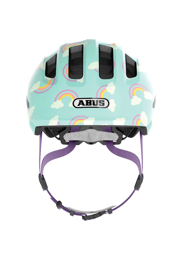 Abus helm Smiley 3.0 LED blue rainbow S 45-50cm - AE-trading
