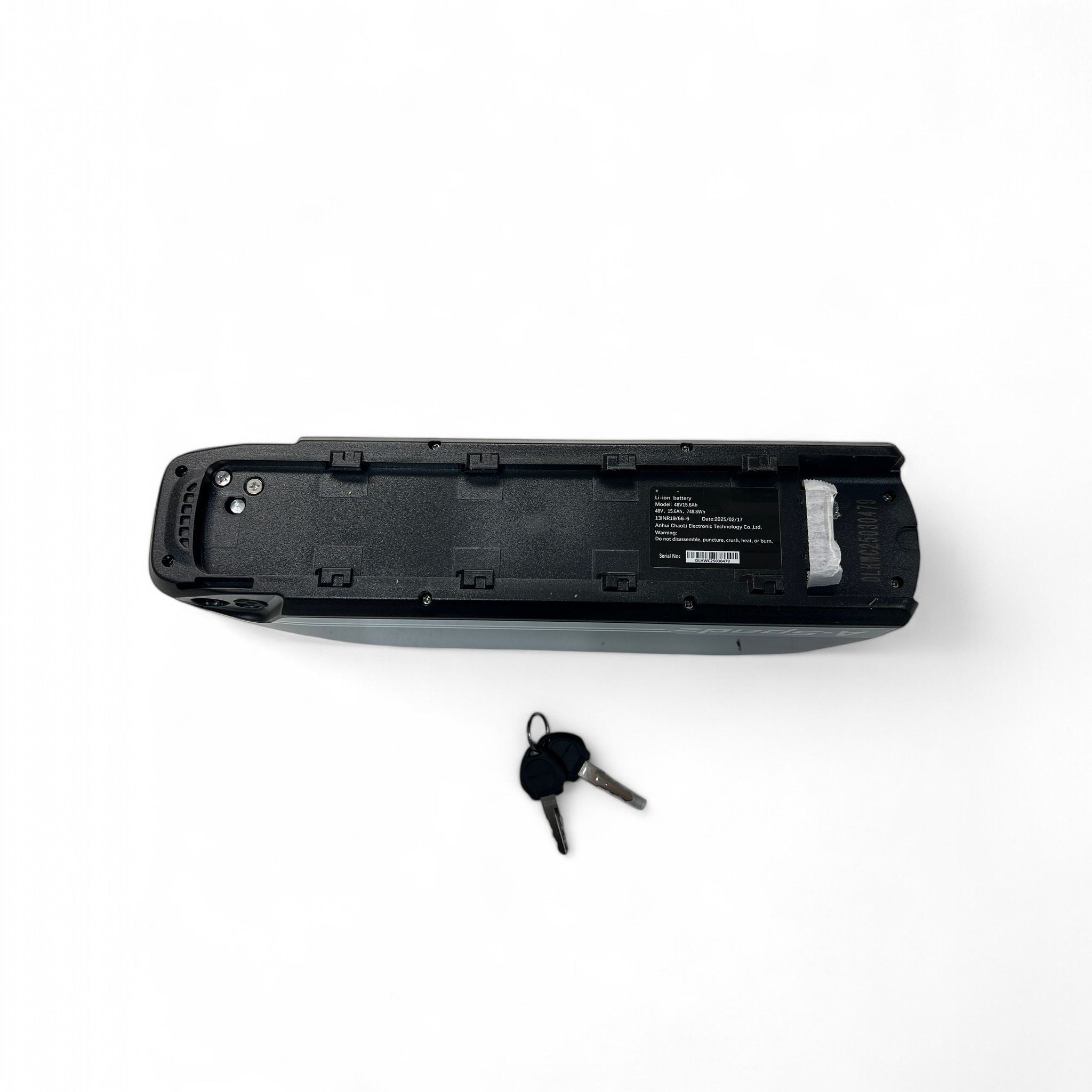 Accu A-Spadz fatbike – Geschikt voor A-Spadz modellen – 4-pins – Origineel – 48V/15.6Ah – 748.8Wh - AE-trading